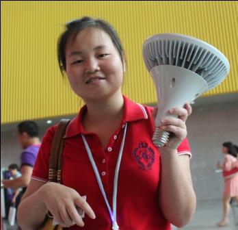 Chinese girl with LED R125