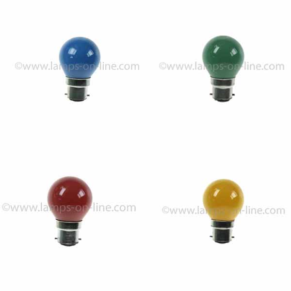 Regular Coloured Golf Ball Bulbs