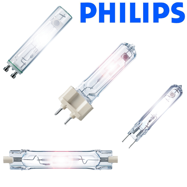 Philips CDM150/T6/830 150W Master Colour Metal Halide Bulb - 3000K Warm White, G12 Base, Ceramic Tech, Enclosed Rated