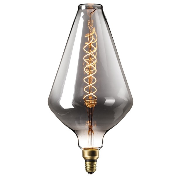 Decorative Led Vase Light Bulb 6w E27 Titanium Dimmable
