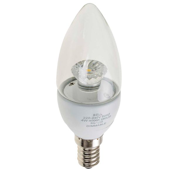 BELL LED Candle 4w SES 4000K  Dimmable