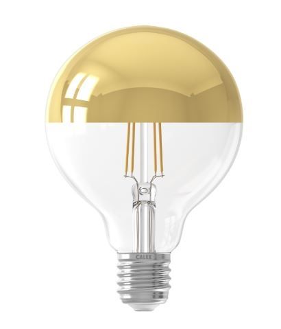 LED Crown Gold Globe G95 4w E27 Dimmable 240V