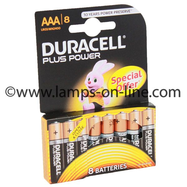 Duracell Plus Power Battery AA LR6 MN1500 8pk