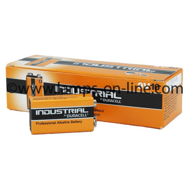 Duracell Industrial Battery 9v  MN1604 10pk