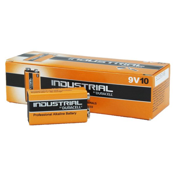 Duracell Industrial Battery 9v  MN1604 10pk