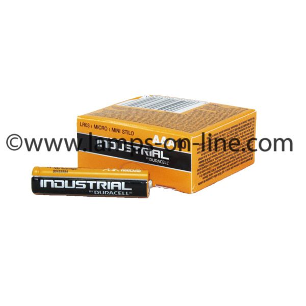 Duracell Industrial Battery AAA MN2400 10pk