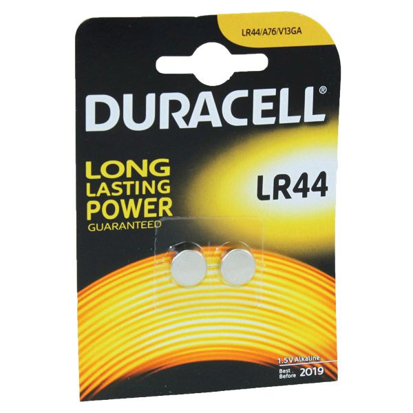 Duracell Battery LR44 A76 2 Pack
