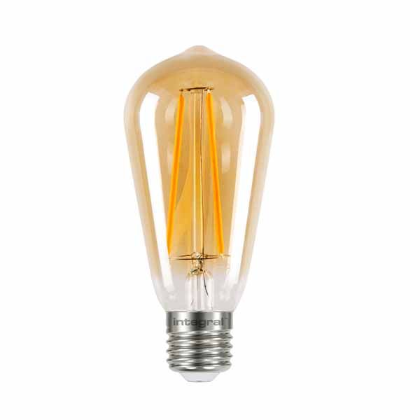 LED Edison Bulb 5w E27 Amber Dimmable