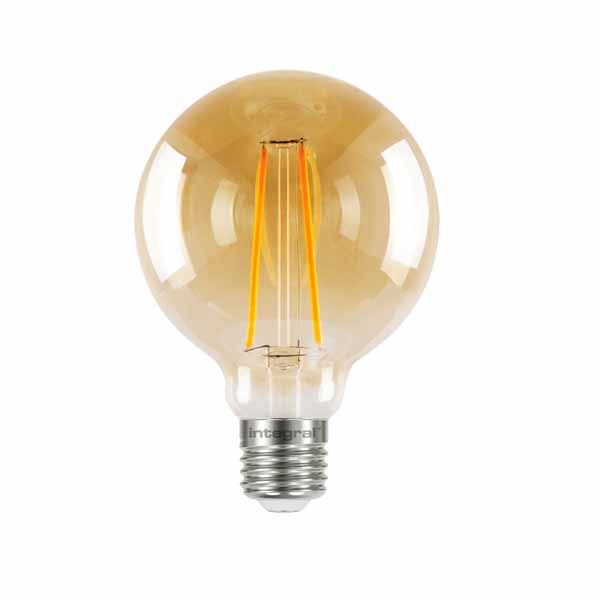 Ampoule vintage incandescente 40W E27 G95 bulb Edison