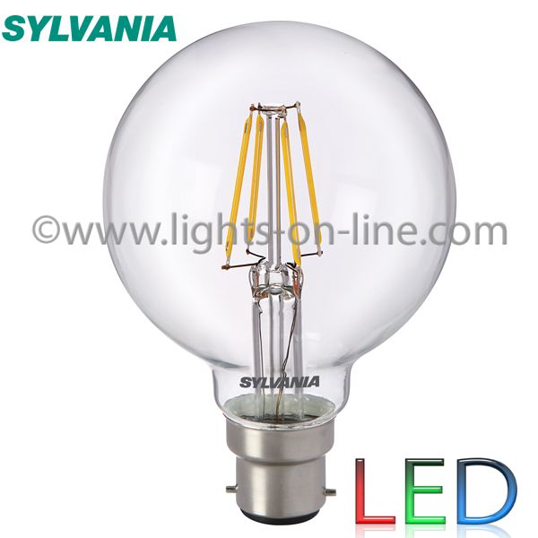 LED Filament Globe SYLVANIA Toledo 5w B22d