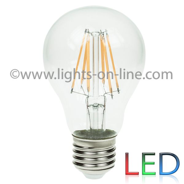LED Filament Bulb 240v 7w E27 Clear