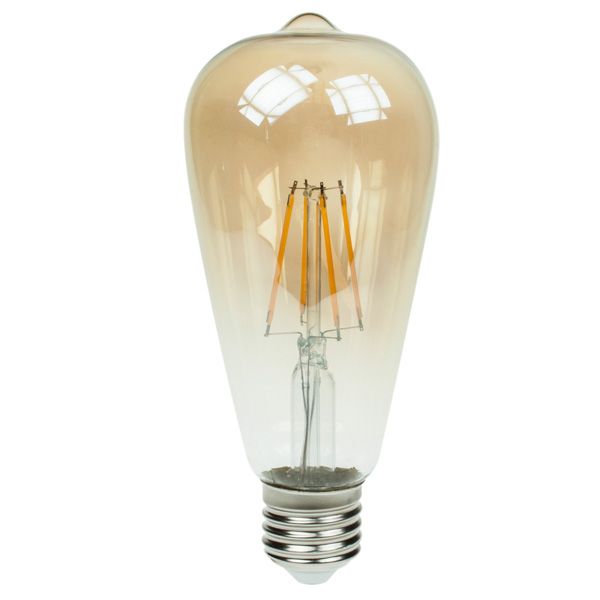 LED Squirrel Cage 4w E27 Gold Tint