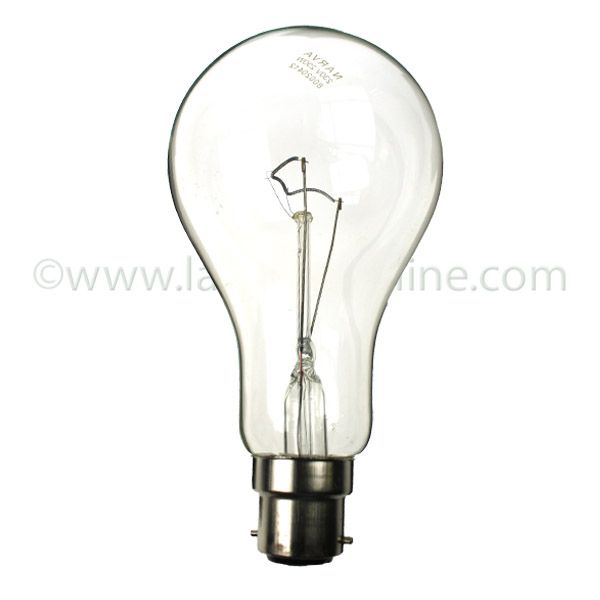 GLS Light Bulb 240V 150W B22D Clear