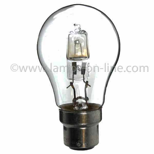 Low Energy Halogen Light Bulb GLS 28W BC