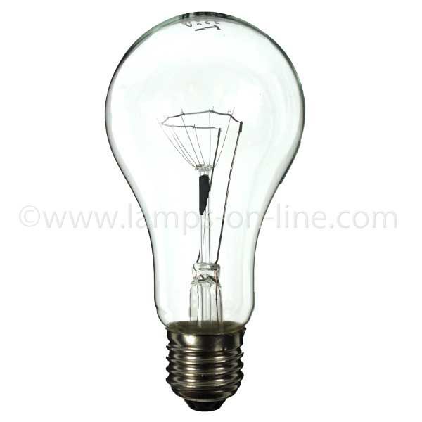GLS Light Bulb 240V 150W E27 Clear Industrial