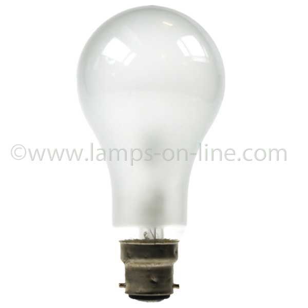 GLS Light Bulb 240V 200W B22D Pearl