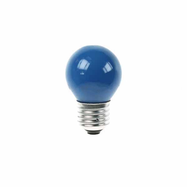 Golf Ball Bulb 45mm Round 240V 15W E27 Blue