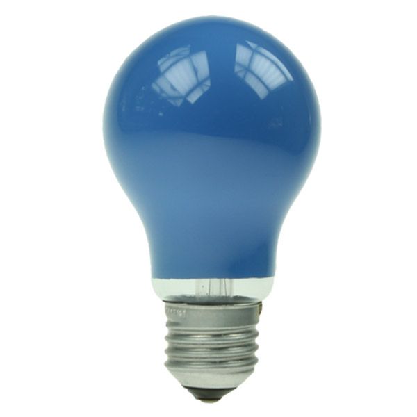 GLS Light Bulb 240V 25W E27 Blue