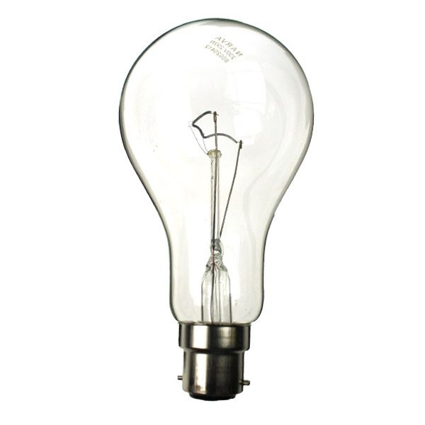 GLS Light Bulb  240V 200W B22D Clear