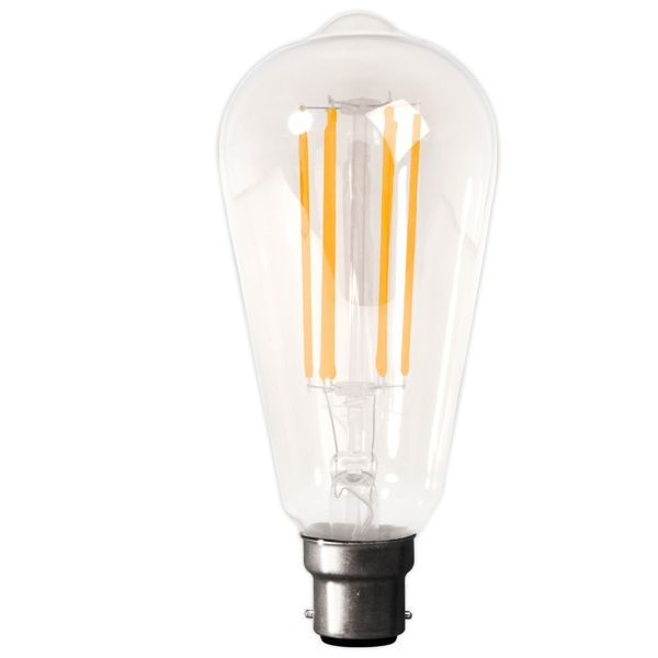Calex LED Edison Bulb 4w B22d Clear Dimmable
