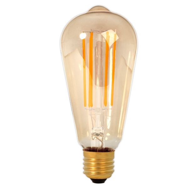 Calex LED Edison Bulb 4w E27 Gold Dimmable