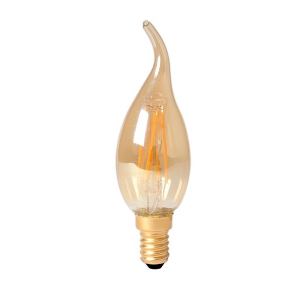 Vintage LED Flame Tip Candle 3.5w E14 Gold