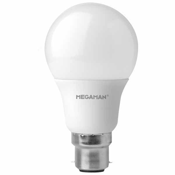 Megaman LED Lightbulb 5.5w B22D Pearl 2800K