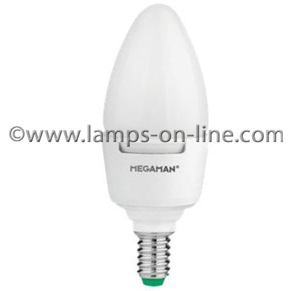 MEGAMAN LED CANDLE LC0607dv2 7W E14 OPAL