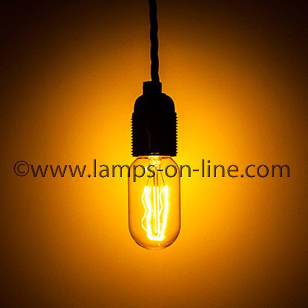 Decorative Tubular Light Bulb 240V 40W E27 Cl