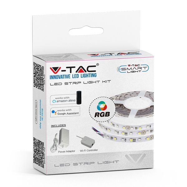 V-TAC Smart Flexible LED Strip Light RGB IP20