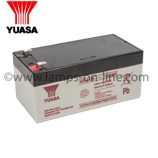 Yuasa NP2.8-12S VRLA Battery 12V 2.8Ah