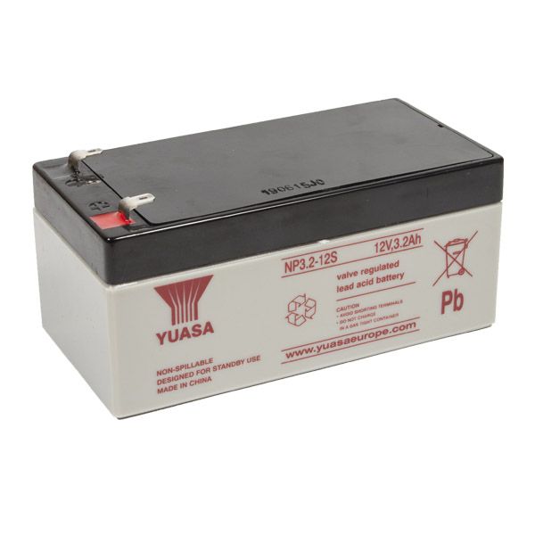 Yuasa NP3.2-12S VRLA Battery 12V 3.2Ah