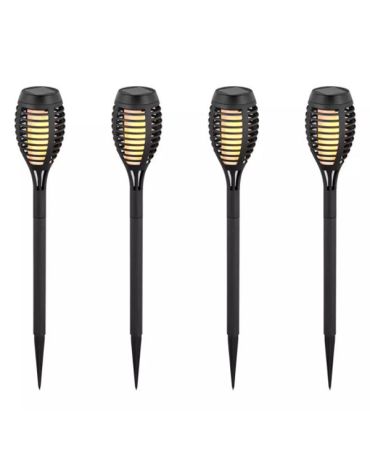 LED 1W Solar flame stick 2200K 4 PACK