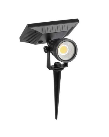 LED Solar 2W Garden Spike 3000K IP65 VTAC
