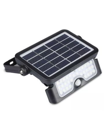 LED 5W Solar floodlight 4000K IP65 VTAC