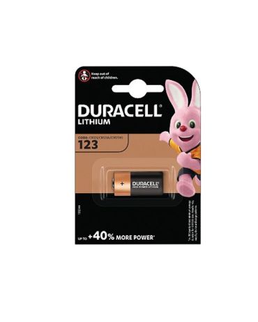 Duracell Battery Lithium Photo Battery CR123