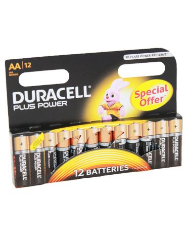 Duracell Plus Power Battery AA LR6 MN1500 x12