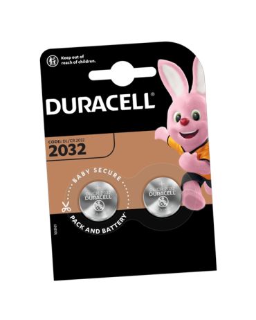 Duracell Car Key Battery CR2032 DL2032 2 Pack