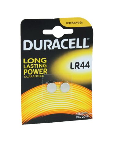 Duracell Battery LR44 A76 2 Pack