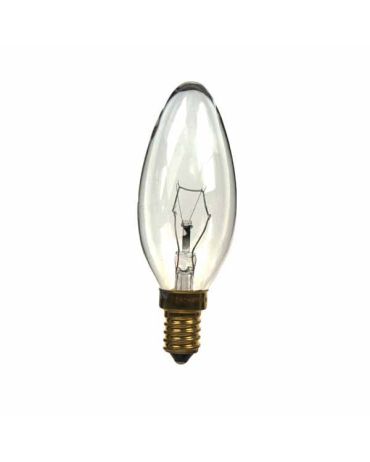 CANDLE 240V 40W E14 CLEAR
