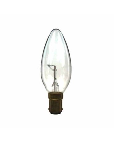 CANDLE 240V 60W BA15D CLEAR
