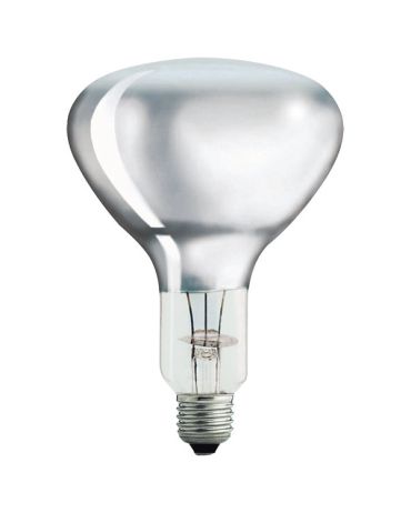 INFRA RED 240V 150W E27 SATIN HARD GLASS R125