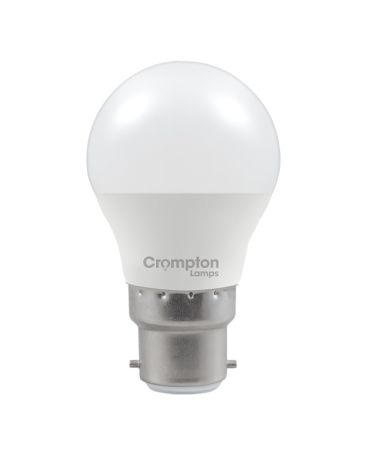Crompton LED Round Opal Dim 5W 2700K BC-B22