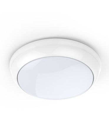 LED 2D Bulkhead Round 15w IP65 White