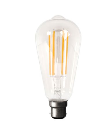 Calex LED Edison Bulb 4w B22d Clear Dimmable