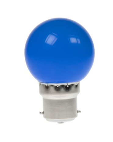 LED GOLF BALL 240V 1.5W BC B22D BLUE