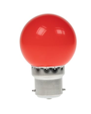 LED GOLF BALL 240V 1.5W BC B22D RED
