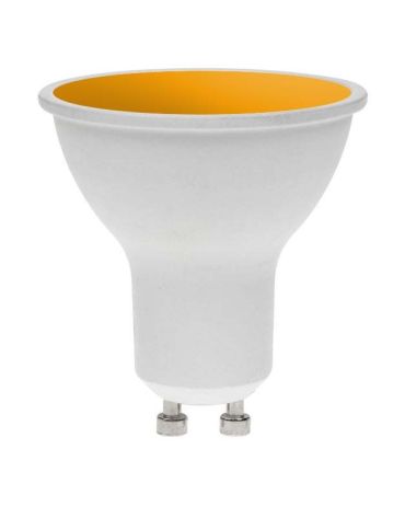LED GU10 AMBER 7W 240V DIMMABLE