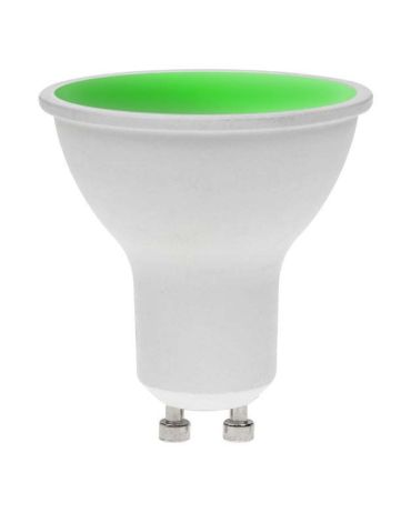 LED GU10 GREEN 7W 240V DIMMABLE