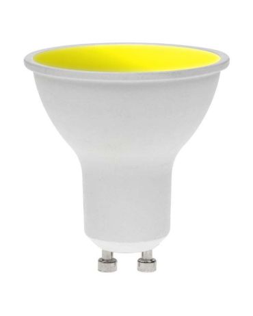 LED GU10 YELLOW 7W 240V DIMMABLE